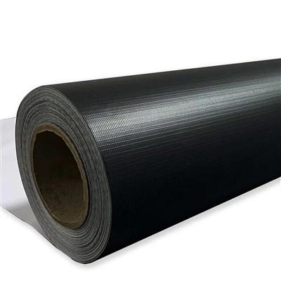 Banner negru cu spatele Flex